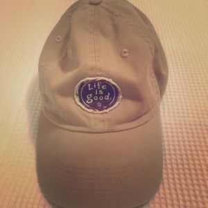 NEW Life Is Good Tan cap